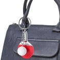 thumbnail image 3 of HONMEET Red Mini Tennis Keychain Set 6 Pieces Sports Bag Charm Accessories 3.7×1.5×0.8in, 3 of 9