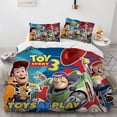 thumbnail image 3 of Disney Pixar-Juego de cama de Toy Story para niños y adultos, funda de edredón doble, funda de almohada, edredón de dibujos animados, ropa de cama, regalo, 3 of 5