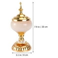 thumbnail image 4 of ELAYARD Golden Metal Incense Holder Stove Censer Aromatherapy Burner for Indoor Home Decor 4.5 Inch, 4 of 8