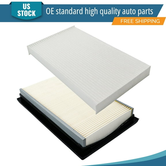 YXPCARS 2PCS Engine and Cabin Air Filter Kit for Nissan Cube 2009-2014 L4 1.8L, New Air Filter Replacement (CA10234 CF11177)
