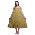thumbnail image 1 of Bimba Goldenrod2 Chemises de Nuit en Coton pour Femmes Mi-Mollet Imprimées Robe de Nuit X-Small, 1 of 6