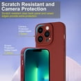 thumbnail image 3 of Case for iPhone 14 Plus (6.7 inch), Liquid Silicone Shockproof Cover Case for iPhone 14 Plus Simplicity Back Case for Girls and Women, Retro Red, 3 of 5