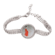 thumbnail image 1 of Flauta Rojo belleza la pintura China Pulsera de tobillera de cadena de tenis, joyería de diamantes, 1 of 3