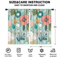 thumbnail image 2 of Blackout Kids Curtains,Boho Bohemia Pioneer Flower Childrens Insulated Curtains Set Of 2,Bedroom Essentials,Toddler Room Decor 52"x84"(132x213cm), 2 of 4