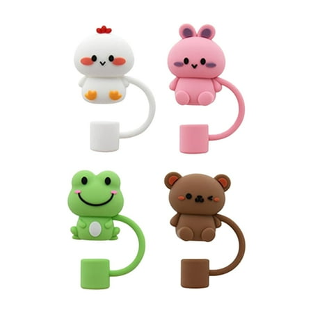 

Sacrament Cups Reusable Tumbler Glass Cups Vacuum Insulated Coffee Mug Ceramic Vintage Saucer Glasses Vintage Coffee Mug Set with Stand Mugs 4Pcs Or 8PC 0.4in Diameter Cute Silicone Straw Covers Cap