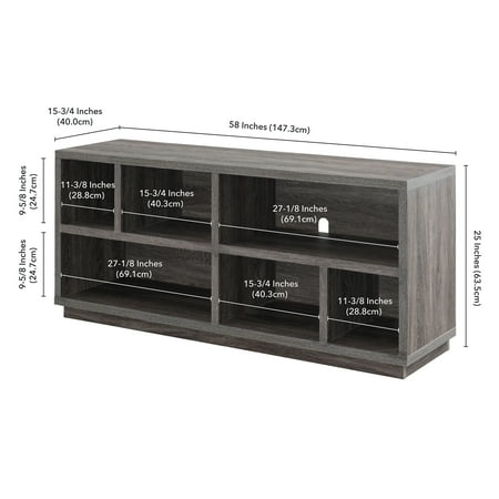 Camden&Wells - Bowman TV Stand for TVs Up to 65" - Burnished Oak