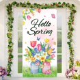 thumbnail image 4 of Event & Party Hello Spring Door Frame For Summer Parties 90x200cm Curtain Background Cloth Porch Decoration For Festive Celebrations, 4 of 5