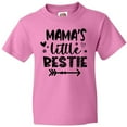 thumbnail image 3 of Inktastic Mama's Little Bestie with Arrow and Hearts Youth T-Shirt, 3 of 5