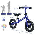 thumbnail image 3 of Spaco Kids No Pedal Balance Bike with Adjustable Handlebar and Seat-Blue, Kids Balance Bike, Toddler Bike for Years Boys and Girls, Early, 3 of 8