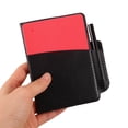 thumbnail image 4 of Tarjeta de árbitro de fútbol de 1Set Juego con tarjetas rojas y amarillas para los partidos de fútbol silbato y califica hojas para deportes y juegos escolares, 4 of 7
