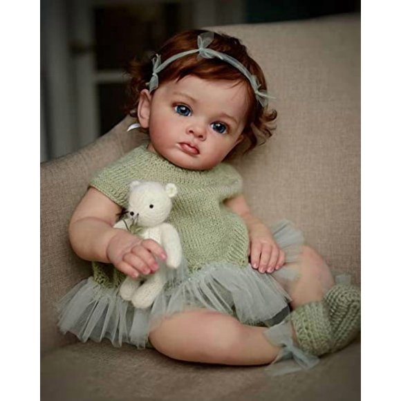 Angelbaby Realistic Reborn 24" Toddler Doll - Soft, Weighted & Lifelike for Children Gifts