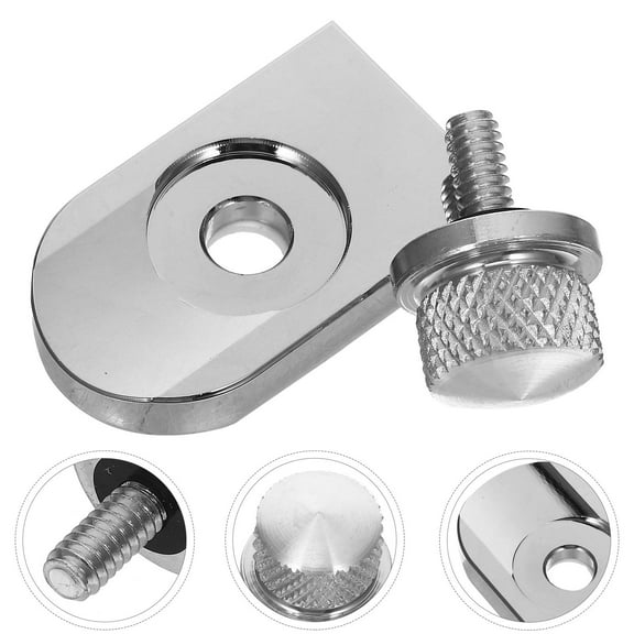 OUNONA  Rear Seat Bolt Washer Motorcycle Modified Kit Screws Silver