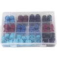 thumbnail image 1 of Car Auto R134A 77Pcs AC A/C System Valve Core Dust Caps Set Air Seal, 1 of 5