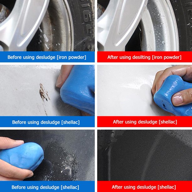 100g Car Wash Magic Clean Clay Bar Auto Detailing Limpiador Herramientas de limpieza Ndcxsfigh Accesorios para autos y motos