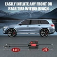 thumbnail image 5 of CARLUCK Tire Inflator Air Compressor, Portable DC/AC Air Pump for Car Tires w/Auto Shut-Off, 12V DC/110V AC, 5 of 6