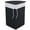 Black, variant on Resenkos Corner Bamboo Hamper Laundry Basket-Black, Laundry Hampers for Bedroom, Bathroom, Dorm, Laundry Room