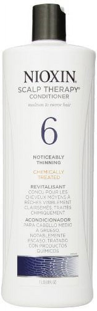 Nioxin System 6 Scalp Therapy Conditioner, 33.8 Oz
