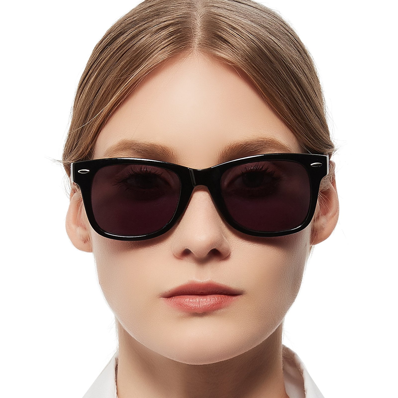 OCCI CHIARI Reading Sunglasses Women UV Protection Outdoor Reader Blue Light Blocking Glasses(Black, 175) with Arylic Lens,Not Bifocals
