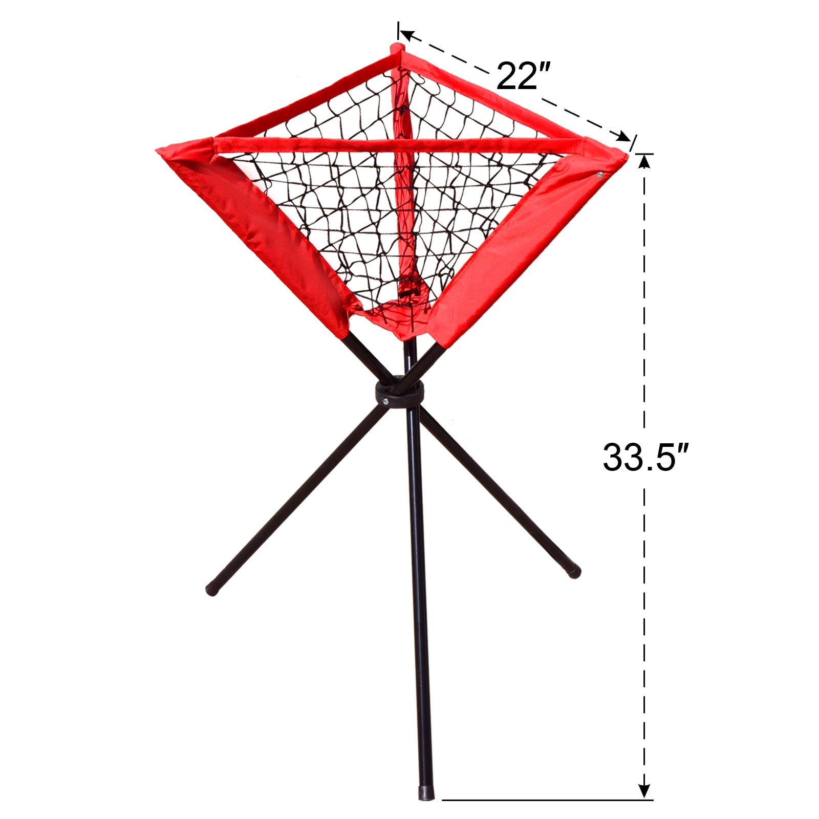 Strong Camel Portable Batting Practice Baseball Softball Ball Holder Caddy Tripod Style Stand