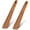 Wooden, variant on 2-Piece Wooden Spatula Set Nonstick Safe Heat Resistant Solid & Slotted Turner | Anti-scald Grip Easy Clean BPA Free | For Eggs Fish Sauté Veggies | Nonstick Pan Accessories for Daily Cooking