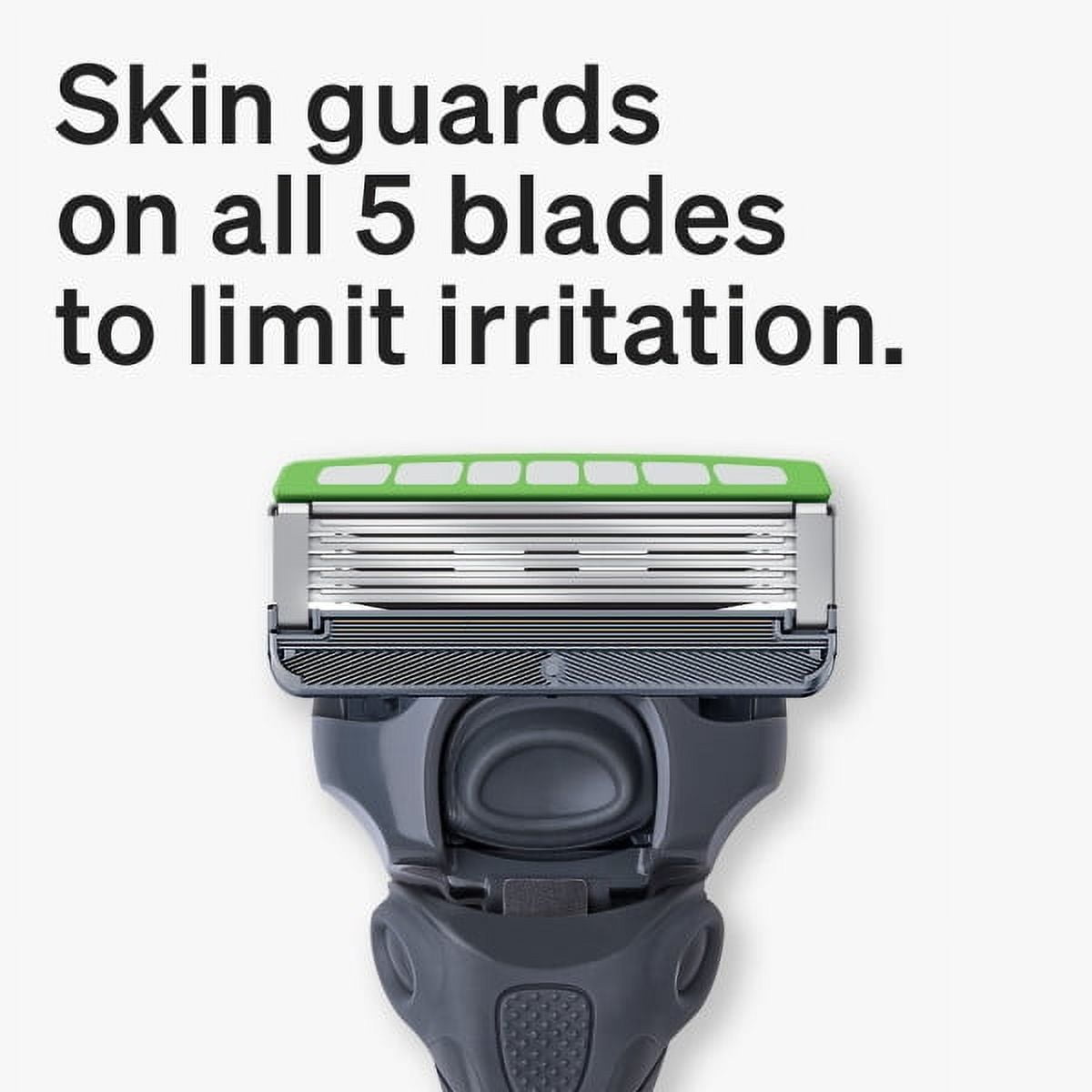 Schick Hydro Sensitive Mens Razor Handle Plus 17 5-Blade Sensitive Razor Refill Cartridges