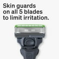 thumbnail image 4 of Schick Hydro Sensitive Mens Razor Handle Plus 17 5-Blade Sensitive Razor Refill Cartridges, 4 of 6