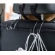 thumbnail image 2 of Organizadores para respaldo de asiento (2 unidades), ganchos universales con diseño de diamantes brillantes para reposacabezas de coche, organizadores de bolsos, resistentes y duraderos (negro), 2 of 5