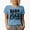 Baby Blue, variant on Dibs on the Fire Captain, Fireman or Firefighter Quote, Groovy Retro Wavy Text Merch Gift, White T-Shirt, Small