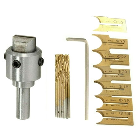 

Wooden Bead Maker Beads Drill Bit Milling Cutter Set Woodworking Tool Kit