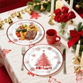 thumbnail image 2 of Feltree 16-Piece Christmas Disposable Paper Plates Set with 9in and 7in Sizes for Holiday Party Decorations, Birthday Supplies, and Easy Cleanup, 2 of 7