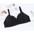 thumbnail image 2 of Women Lady Plus Size Gathered Bra Adjustable Pair Of Thin Cup Underwear One Piece No Wire Comfortable Bras, 2 of 2