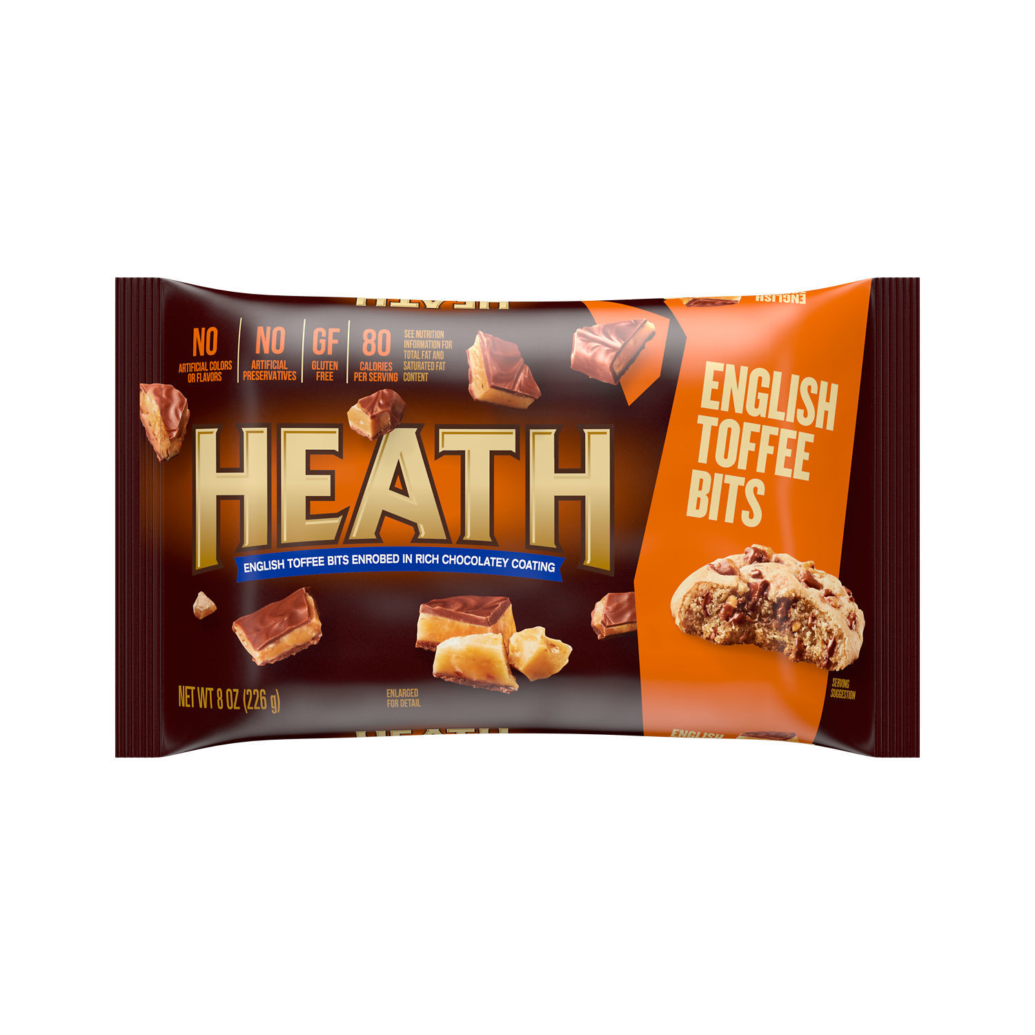 Heath Chocolatey English Toffee Baking Bits, Bag 8 oz - image 2 of 9