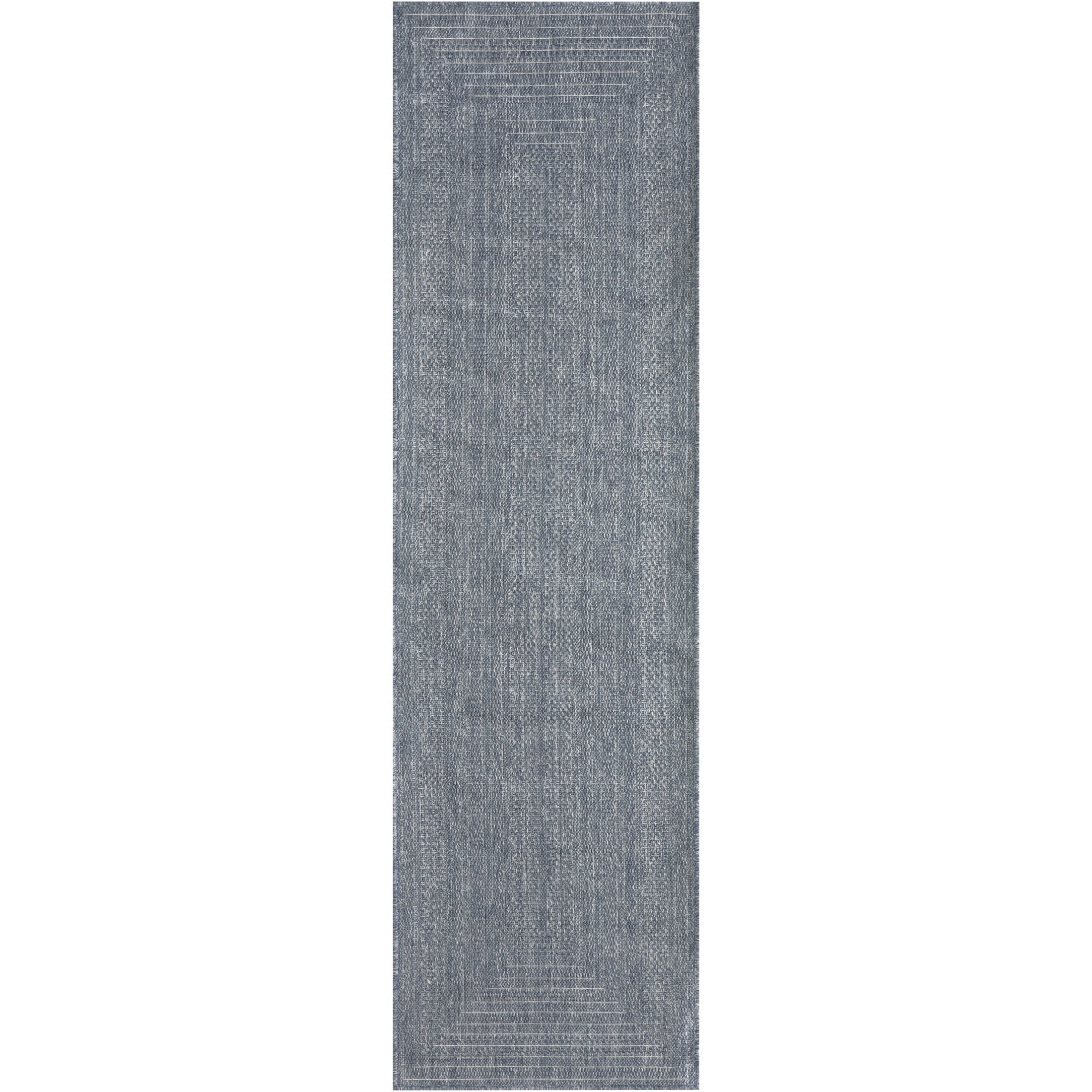 Nourison Tulum 2'2" x 10' Denim Outdoor Rug