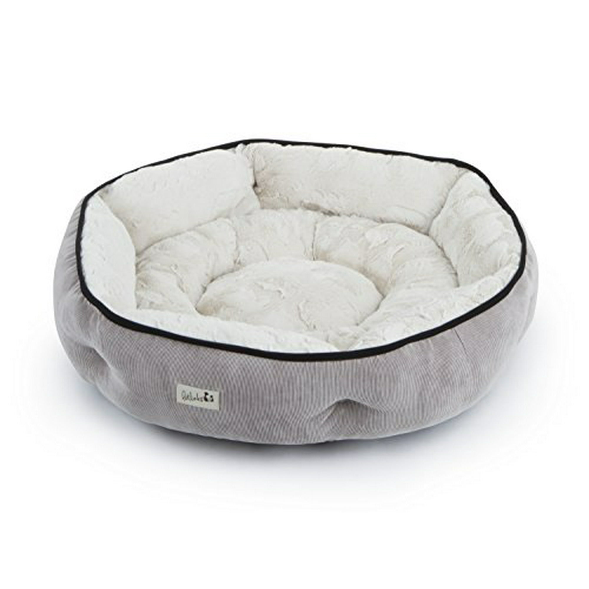 Petlinks Supreme Soother 42x30x10 Pet Bed, Large, Gray