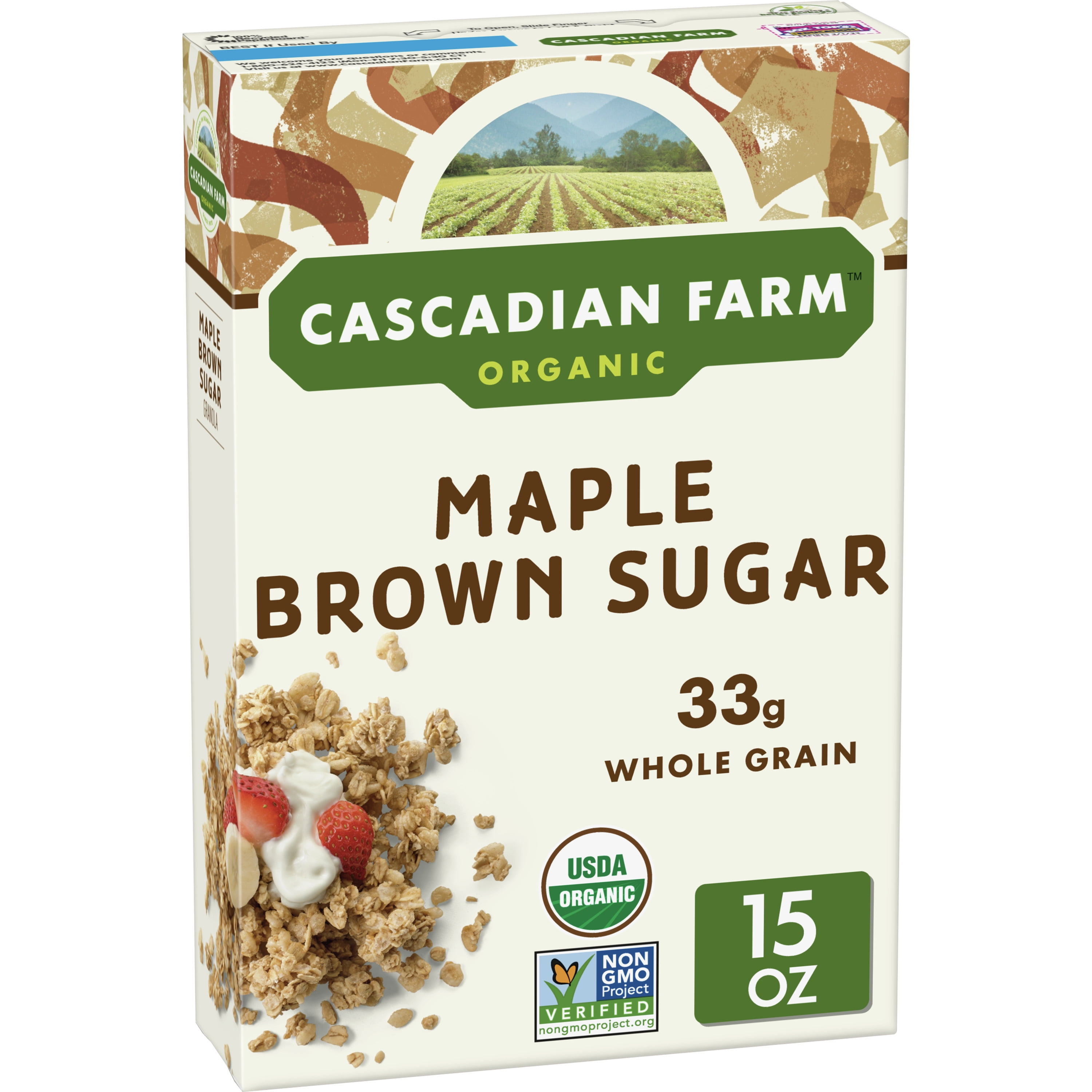 Cascadian Farm Organic Maple Brown Sugar Granola, 15 oz