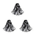 thumbnail image 3 of Guardoinrt Cloth Floral Print Scarf Soft Breathable And Lightweight Portable For Versatile Easy Matching Black and White 3Set, 3 of 6