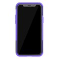 thumbnail image 3 of For Iphone 11 Pro Tire Texture Tpu + Pc Shockproof Case With Holder(purple), 3 of 5