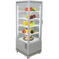 thumbnail image 4 of Vitrine Commerciale en Verre de 25,8 Gallons pour Gâteaux Réfrigérés avec Dégivrage Automatique 110 V, 4 of 8