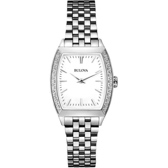 Montre Femme Bulova 98P234 Avec 8 Diamants - Neuve Avec étiquettes Et Boîte