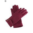 thumbnail image 2 of Luxtrada Winter Riding Warm Fleece Gloves Women Outdoor Cycling Non-Falling Gloves Touch Screen Gloves (Wine Red), 2 of 10