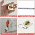 thumbnail image 4 of 12 Pcs Keychain Tape Measure, 1.5 Inch Mini Tape Measure for Birthday PartyFavors Gift Bag Fillers Prize 1 M/ 3 Ft, 4 of 6
