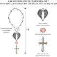thumbnail image 5 of Cross for Car Mirror Hanging，Metal Daily  Car Rearview Decor Accessories，Christian Gifts for Women Men，Gift for Truck Driver, 5 of 5