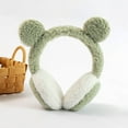 thumbnail image 3 of Winter earmuffs for children Warm earmuffs for boys and girls - Pale green, 3 of 5