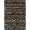 thumbnail image 2 of Addison Rugs Chantille Indoor/Outdoor Transitional Stripes Black Washable Rectangle Rug, 5' x 7'6", 2 of 6