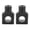 Black, variant on NFTIGB Motorcycle Handlebar Bracket Clamps Metal Riser Mount for 25mm (1 inch) Diameter Handlebars Motorcycle Electric Vehicles Black