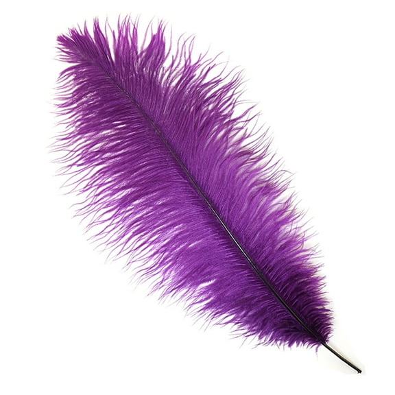 Zucker Feather Products Ostrich Feathers Narrow - Tipless Drabs - Purple