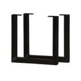 thumbnail image 1 of U Style Furniture Legs 15" High Black Powder coated, 1 of 2