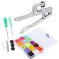 thumbnail image 4 of Button Tool,Snap Fasteners Kit Sewing Snap Fasteners Kit Hand Pressing Pliers Custom Engineered, 4 of 9