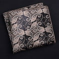 thumbnail image 4 of HLONK Pocket Square Vintage Pattern Breathable Men Striped Paisley Handkerchief for Wedding, 4 of 6