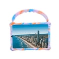 thumbnail image 2 of Kids Case for iPad mini 6 8.3 inch, Dteck Lightweight Silicone Childproof Shockproof Case with Kickstand, Removable Handle Grip Protective Cover Shell For iPad mini (6th Generation),Purple, 2 of 5